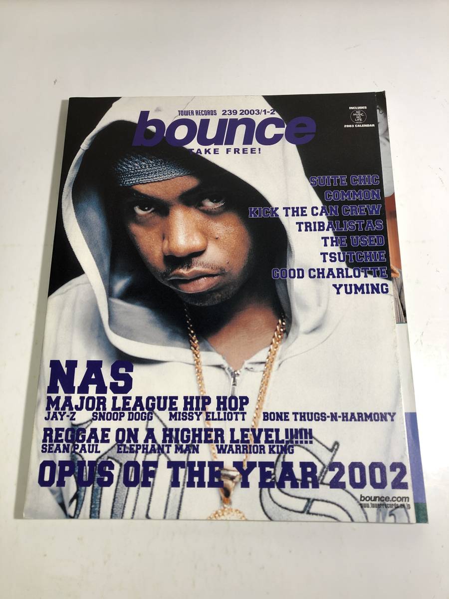 a12-420 bounce 2003年1-2月号239号 TOWER RECORDS 2021人気新作