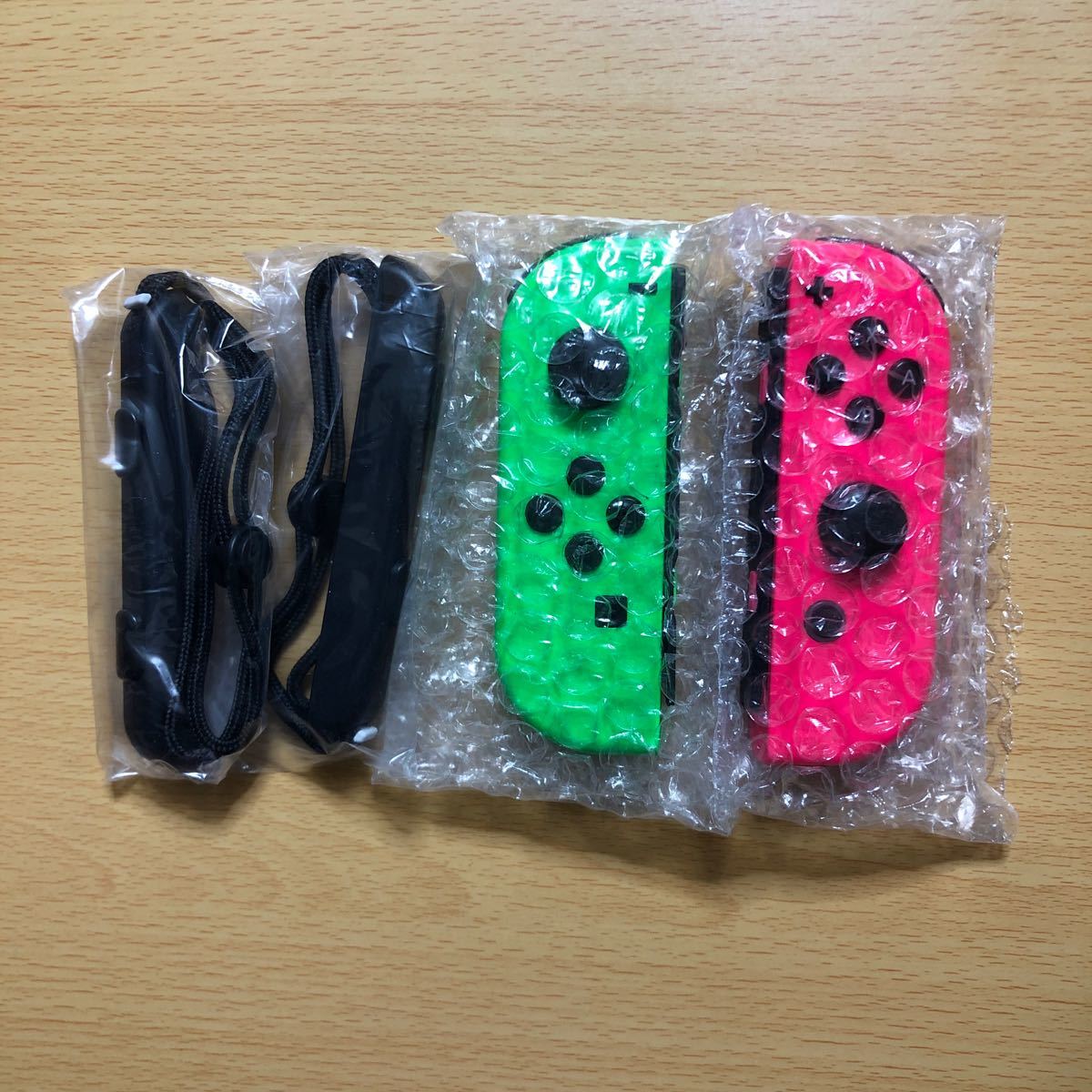 ★Nintendo Switch Joy-Con (L)ネオングリーン/(R)ネオンピンク　箱付　未使用ストラップ付