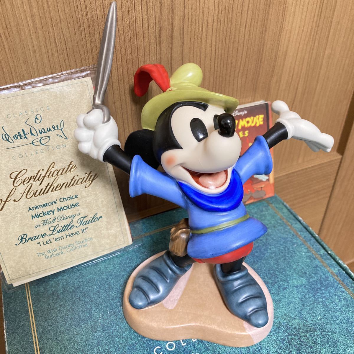 WDCC○ミッキーの巨人退治○Brave Little Tailor Mickey Mouse I Let 'Em Have It!○陶器製置き物○ ミッキーマウス○短編映画