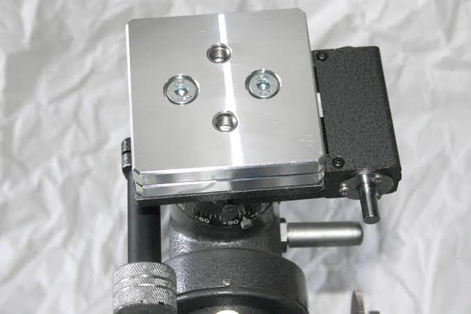 2枚仕様 ミザール AR-1赤道儀を アリガタアリミゾ化 （タカハシ鏡筒