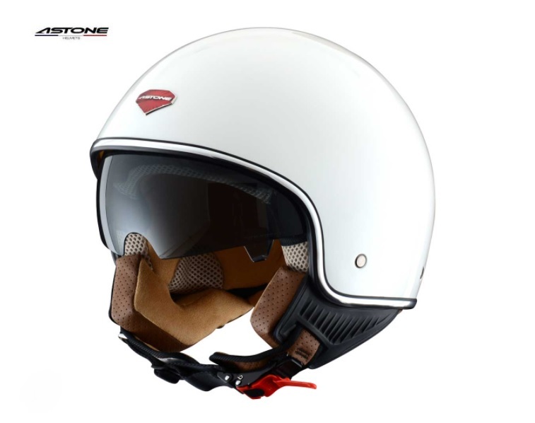 バイク オープンフェイス ジェットヘルメット Gloss White Lサイズ 【73%OFF!】
