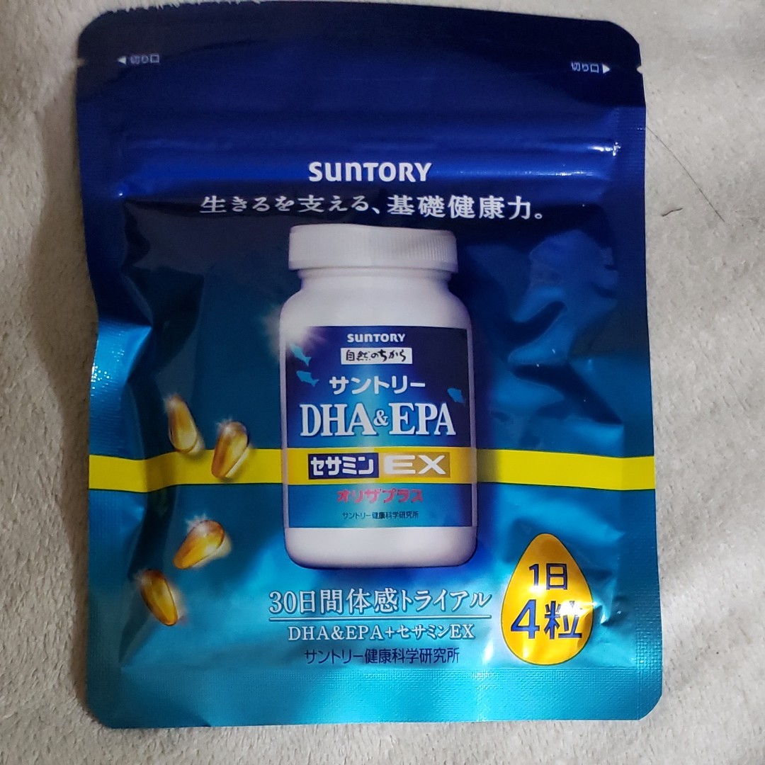 ブランド】 サントリー 120粒4袋 賞味期限23.6 サントリーdha&epa+セサミンexの通販 by douzo サントリーDHAEPA セサミンEX