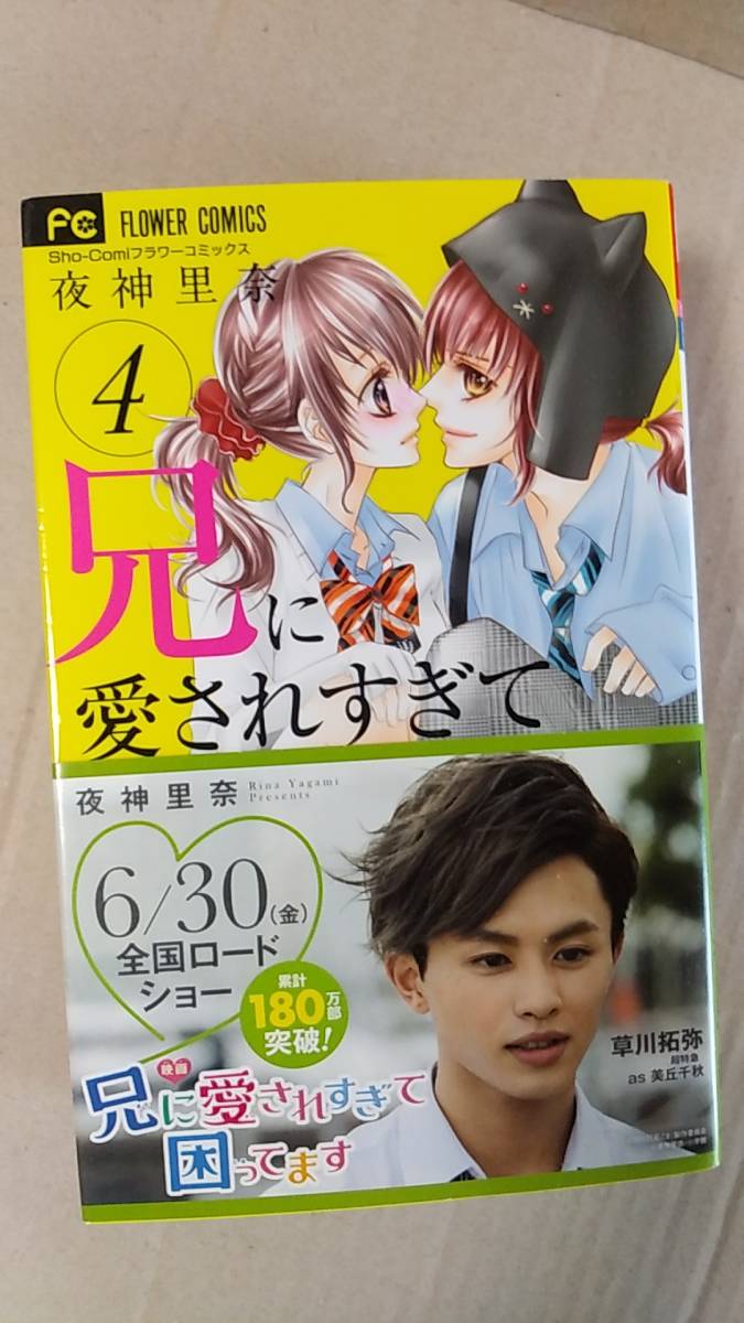 書籍/コミック、少女マンガ、Sho-Comi　夜神里奈 / 兄に愛されすぎて困ってます 4,4.5,5巻　小学館　中古_画像1