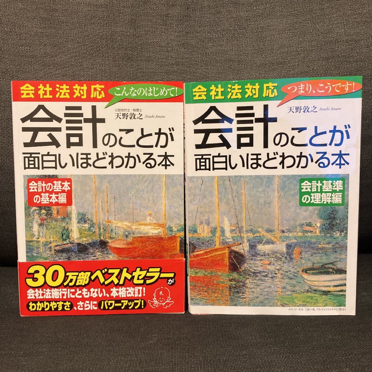 会計のことが面白いほどわかる本 会計の基本の基本編　新会計基準の理解編　2冊　セット