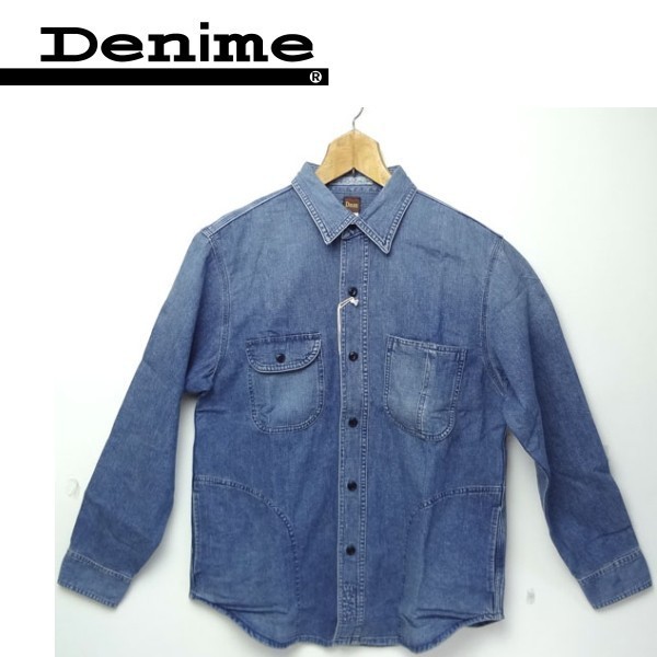 ドゥニーム Denime アメカジ ウェスタンシャツ デニム 長袖シャツ 日本製 L