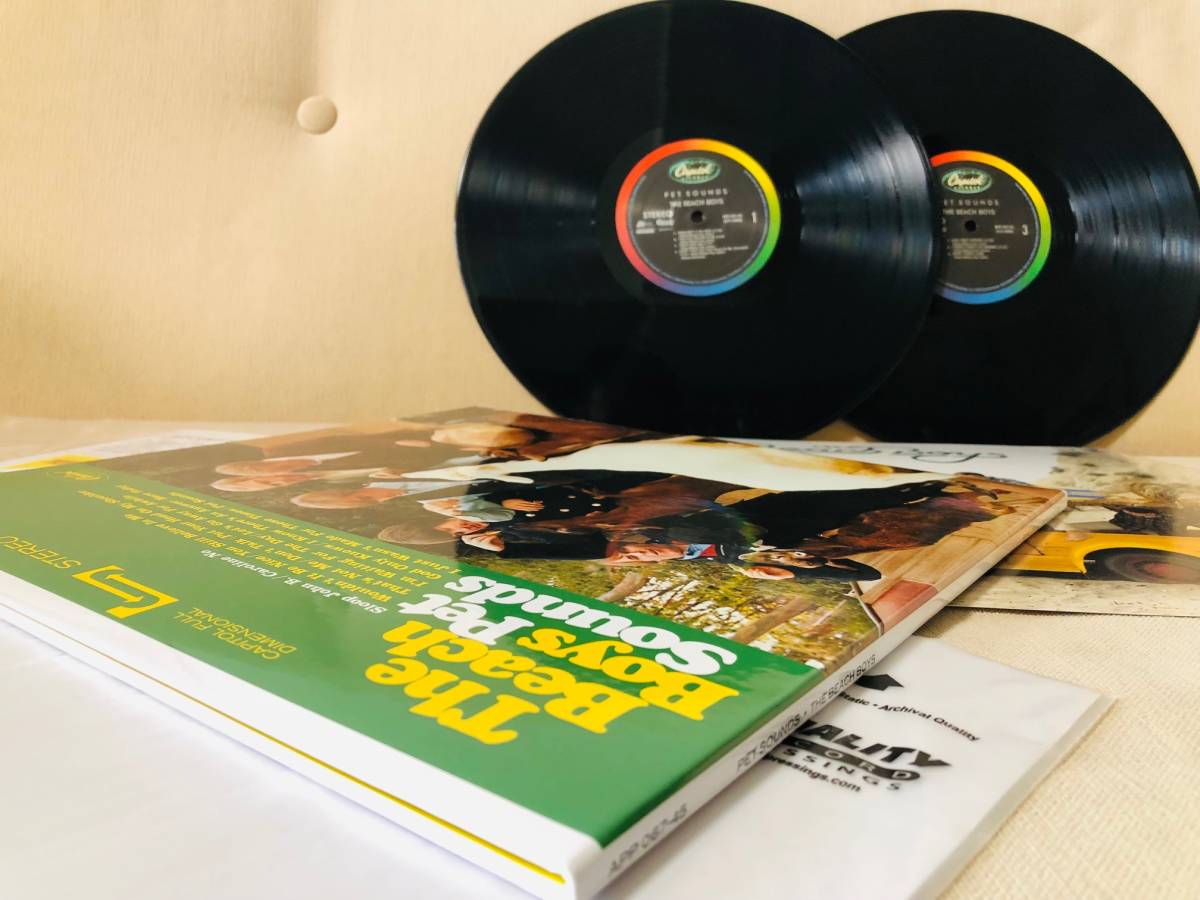 即決送無】新同 高音質 2LP 45回転 名盤 Beach Boys Pet Sounds レア