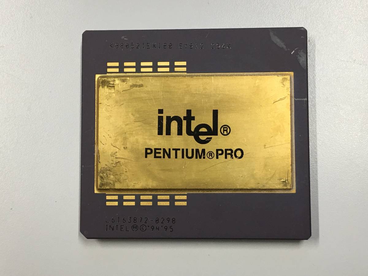 B1125)Intel PENTIUM PRO KB80521EX180 SY012 180MHz 256K 中古動作品 Pentium Pro