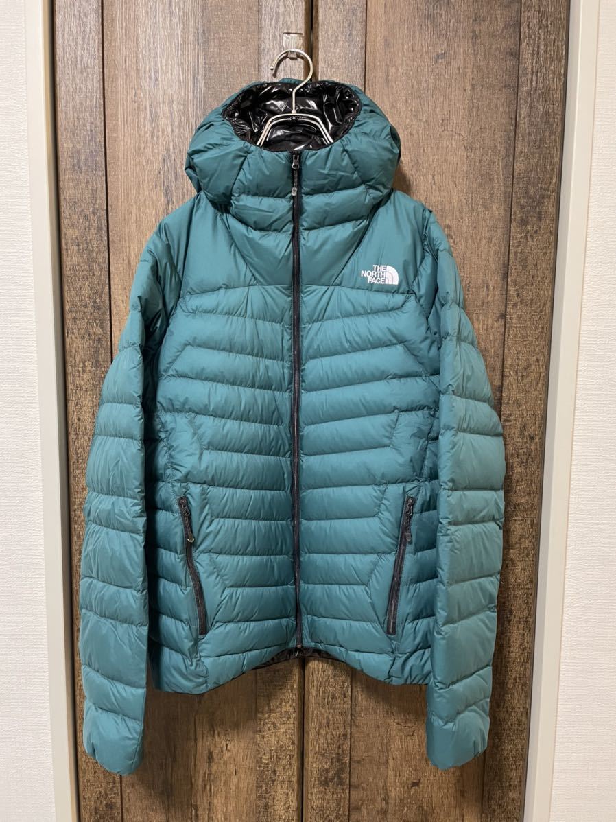 即決 美品 THE NORTH FACE Thunder Hoodie ノースフェイス サンダー フーディ NY81811 M インナー ダウン  光電子 PERTEX ジャケット フード