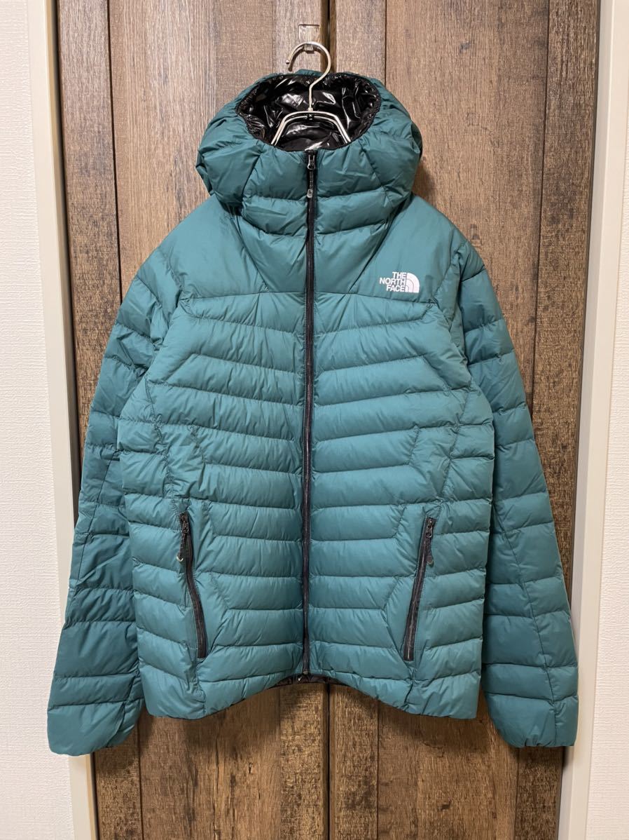 即決 美品 THE NORTH FACE Thunder Hoodie ノースフェイス サンダー フーディ NY81811 M インナー ダウン  光電子 PERTEX ジャケット フード