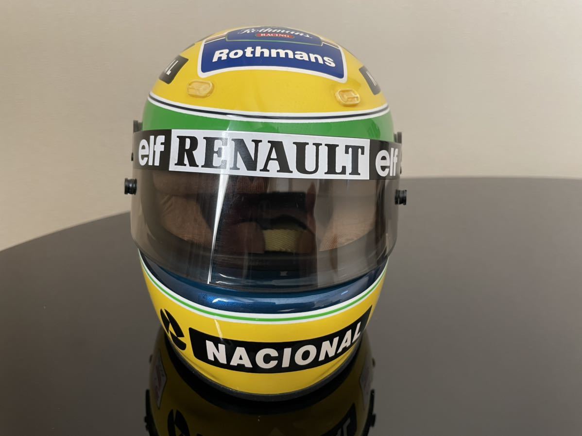 アイルトン・セナ 1994 1/2 ロスマンズ レプリカヘルメット 美品 Yahoo!オークション - アイルトン・セナ 1994 1/2 レプリカ