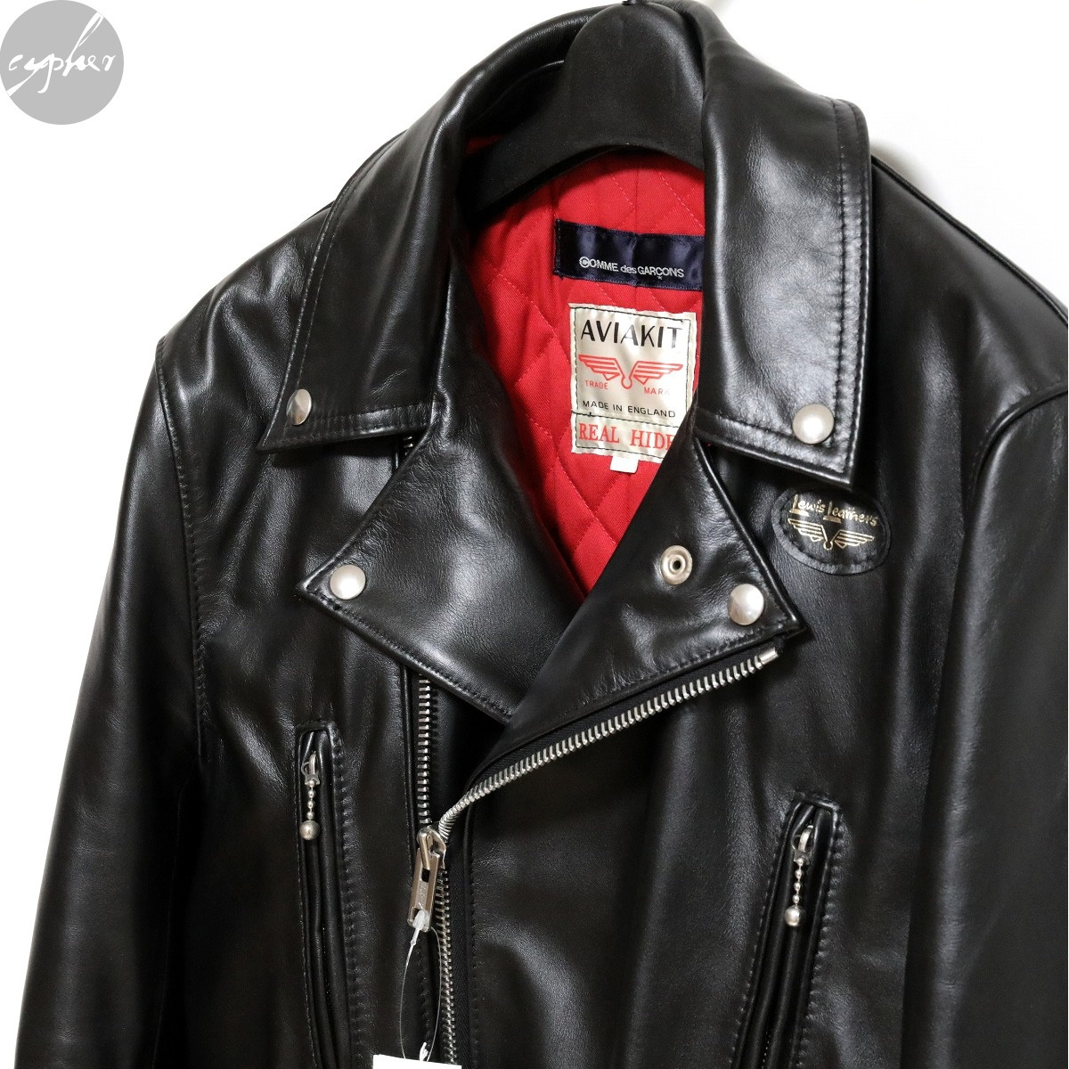 38 新品 21AW コムデギャルソン × ルイスレザー ライトニング 38 新品 21AW コムデギャルソン × ルイスレザー ライトニング