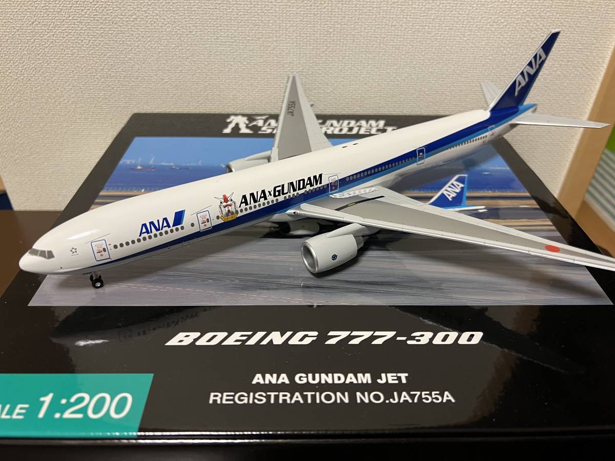 ANA B777-300 400 JA755A NH40053 ガンダム塗装 航空機 ...