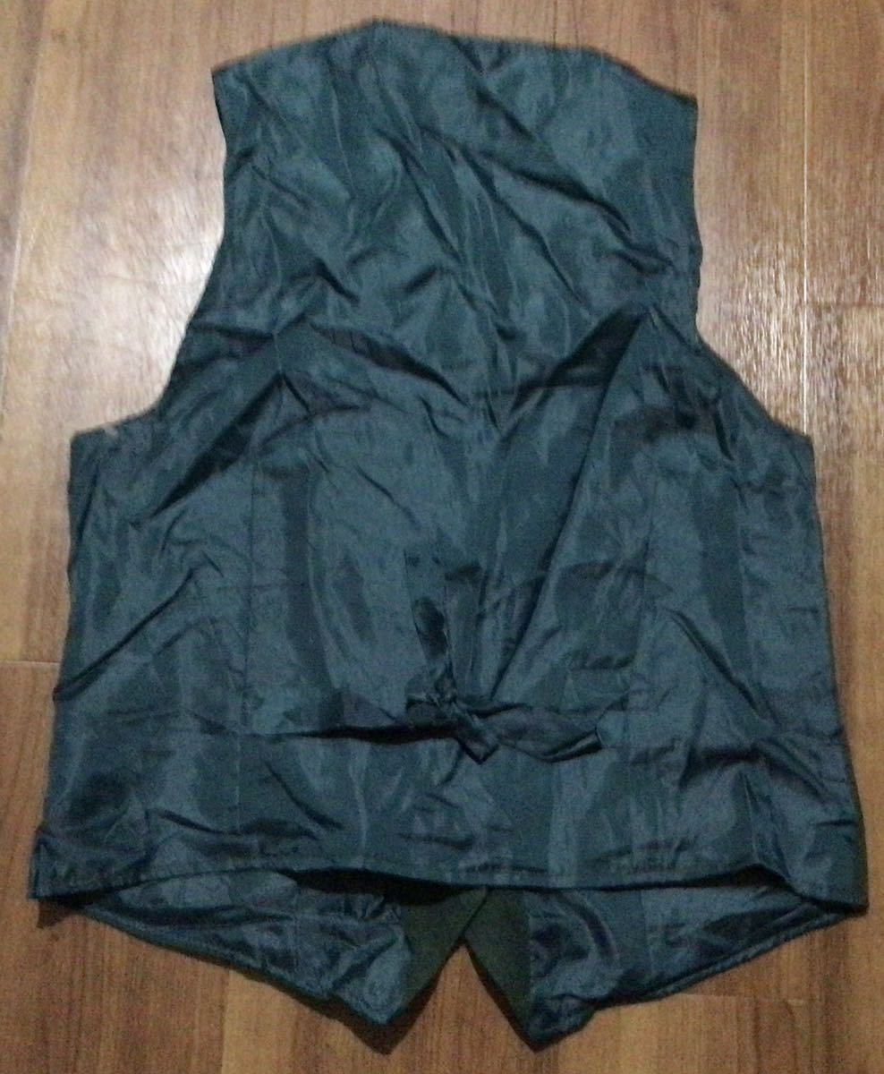 USA import *Jonathan Martin original leather the best S size * moss green gilet we Stan series 