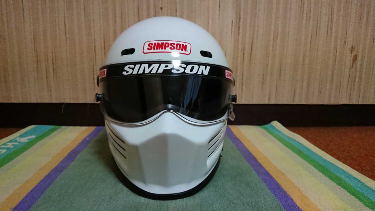 ビンテージ シンプソン スーパー バンディット Simpson Super Bandit アメリカ製 Made in USA 7 1/4 58cm 本国仕様 ホワイト 白_画像3