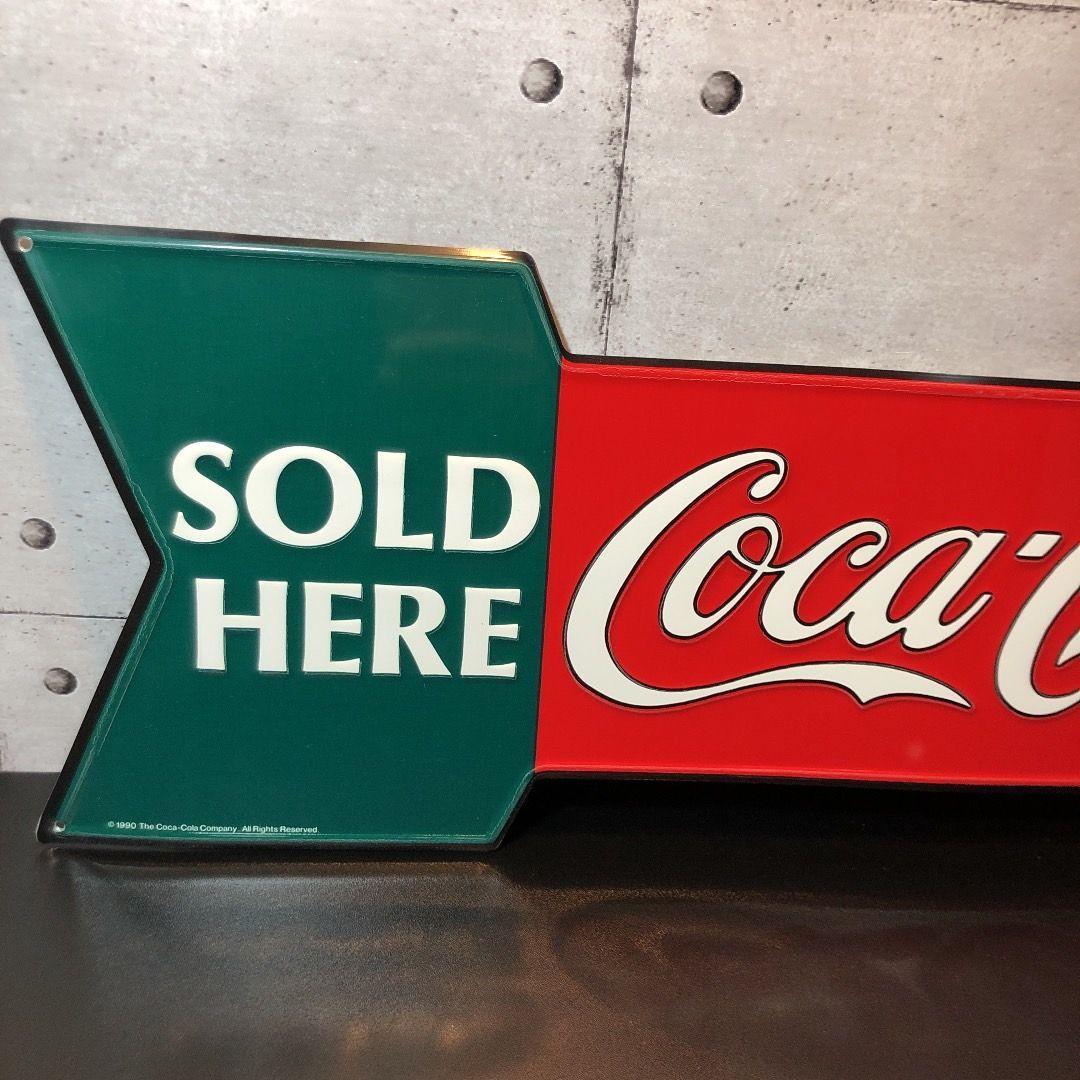 高品質】 90年代☆コカコーラ Coca-Cola メタルサイン 看板 自動販売機 