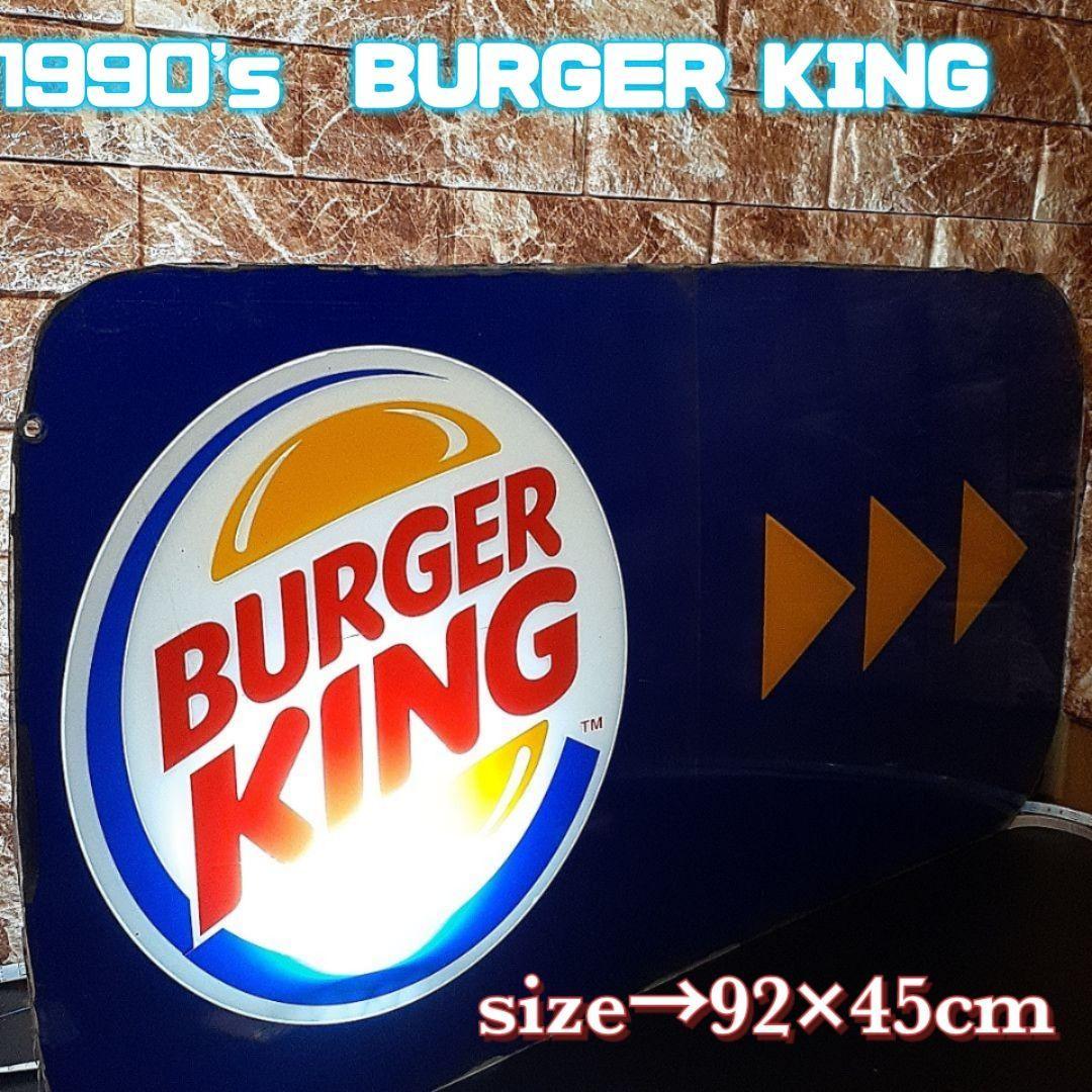 バーガーキング 看板 3D プラスチック BurgerKing アメトイ サイン 