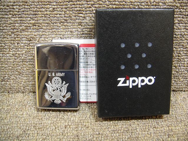 【TH0030-01-20】Zippo ジッポー U.S.ARMY U.S.アーミー 米陸軍 オイル ライターの画像1