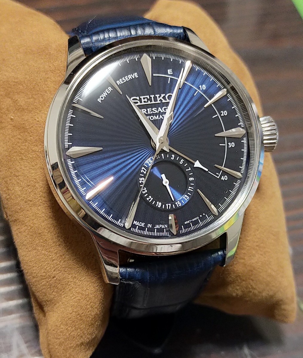 流通限定モデル セイコー プレザージュ カクテル SARY151 自動巻き 純正革ベルト未使用 / おまけ新品革ベルト付 腕時計、アクセサリー 腕時計  
