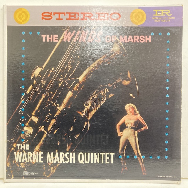 ●即決 LP Warne Marsh / the Winds of Marsh 31372 米オリジナルDg Stereo =Jazz Of Two Cities / Us Imperial lp9027 と同内容_画像1