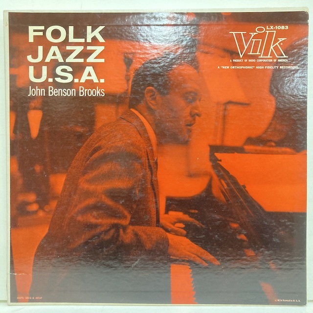 ●即決 LP John Benson Brooks / Folk Jazz Usa 米オリジナルDg Mono ジョン・ベンソン・ブルックス_画像1