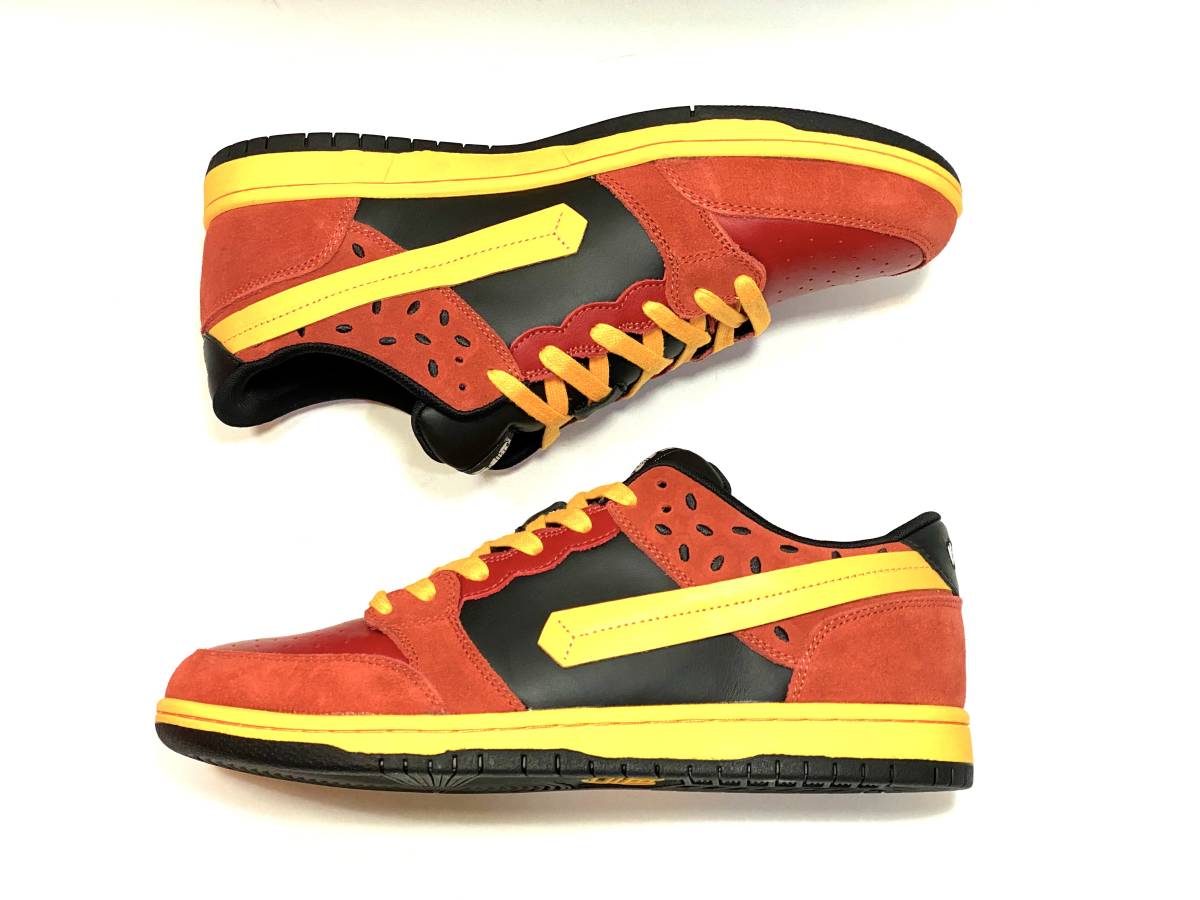 VANDY THE PINK Burger Dunks スニーカー BROWN YELLOW size12 30cm バーガー ダンク DUNK ブラウン イエロー バンディ ザ ピンク_画像3