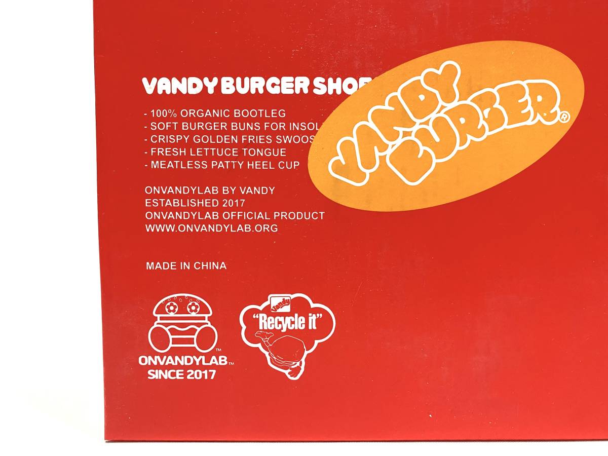 VANDY THE PINK Burger Dunks スニーカー BROWN YELLOW size12 30cm バーガー ダンク DUNK ブラウン イエロー バンディ ザ ピンク_画像9