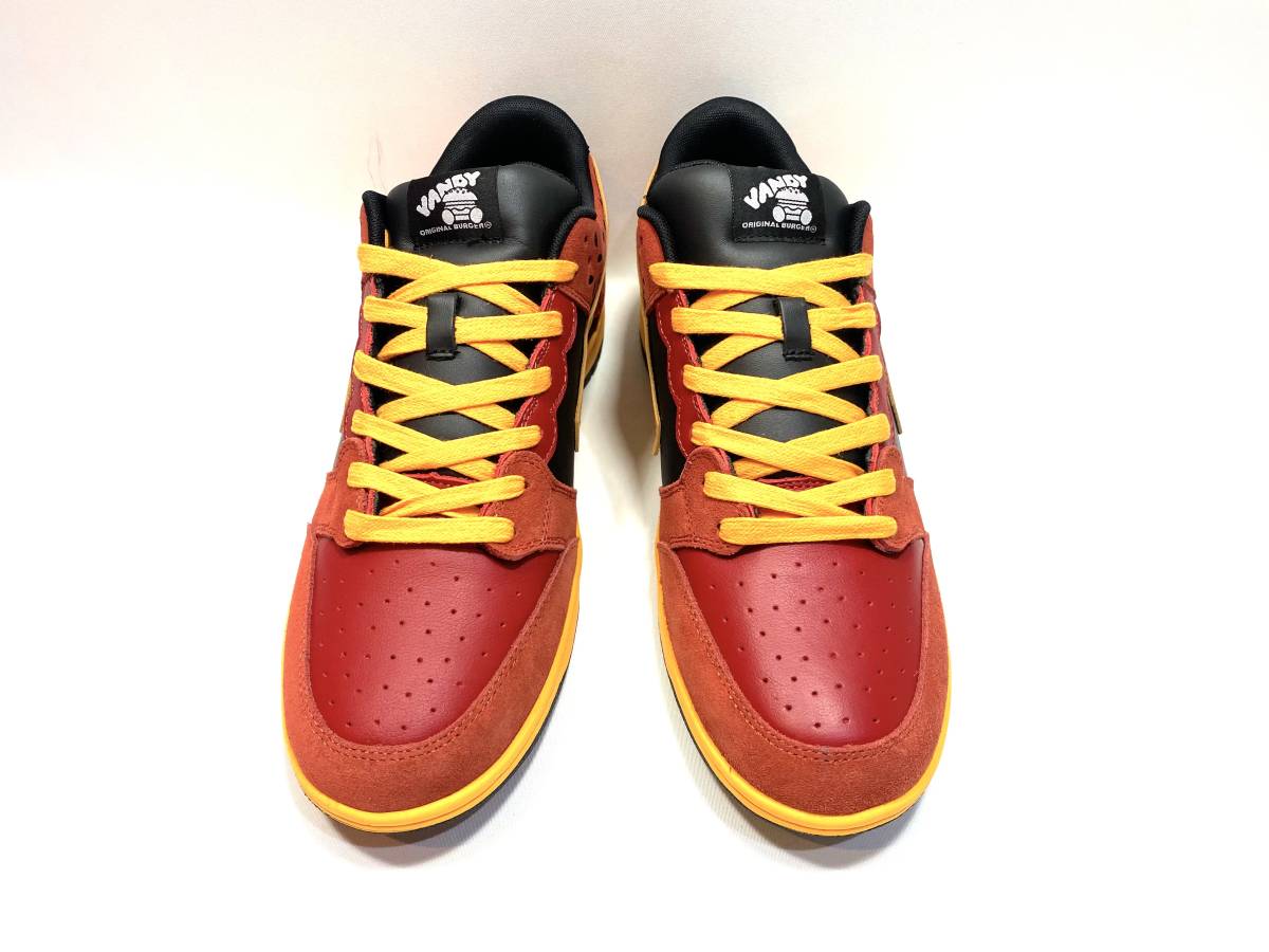 VANDY THE PINK Burger Dunks スニーカー BROWN YELLOW size12 30cm バーガー ダンク DUNK ブラウン イエロー バンディ ザ ピンク_画像5