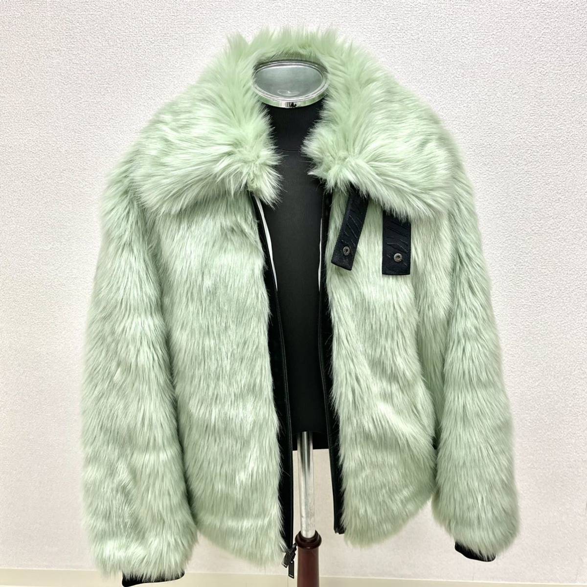 美品 NIKE AMBUSH 18AW Reversible Faux Fur Coat ナイキ アンブッシュ