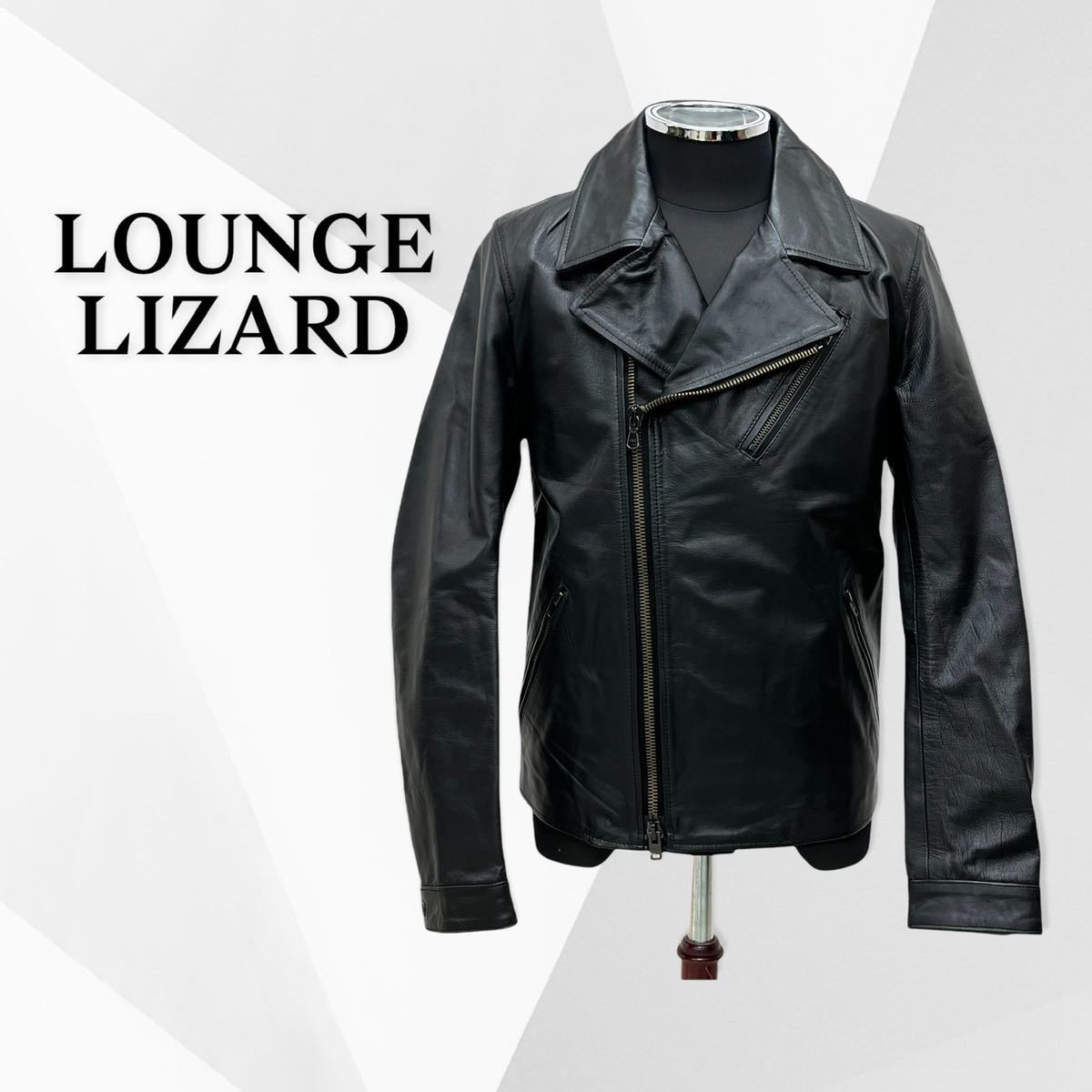 定価92400円 LOUNGE LIZARD ラウンジリザード 4306 0174 牛革 ソフトレザー ダブルライダースジャケット