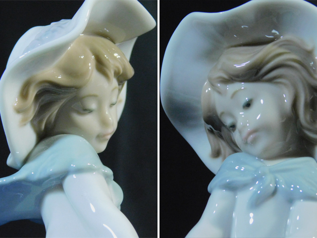超特価SALE開催!】 リヤドロ(LLADRO)[きれいな花ばかり(花と少女 ネット販売 リヤドロ/花と少女/陶器 置物