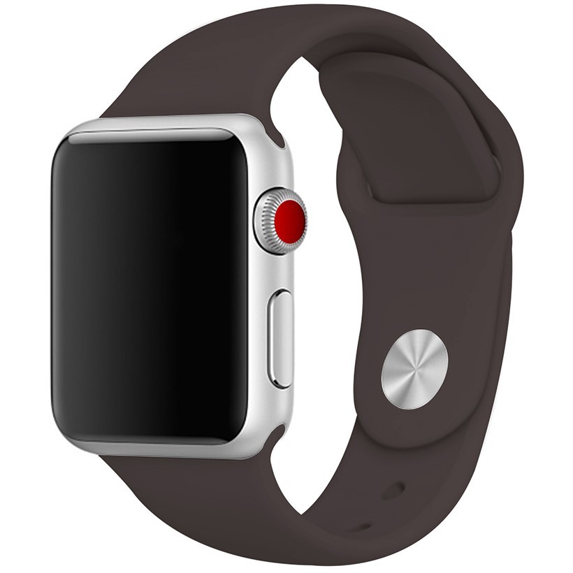 【本体サイズ38・40mm用】【7-ココア】Apple Watch シリコン スポーツバンド アップルウォッチ【Series1.2.3.4.5.6.SE対応】_画像1