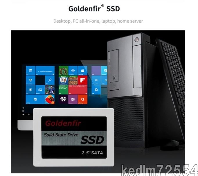 【特価】新品 SSD 120GB Goldenfir SATA3 / 6.0Gbps 未開封 ノートPC デスクトップPC 内蔵型 パソコン 2.5インチ 高速 NAND TLC_画像9