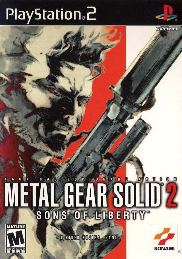 海外限定版 海外版 プレイステーション2 メタルギアソリッド2 Metal Gear Solid 2 PS2_画像1