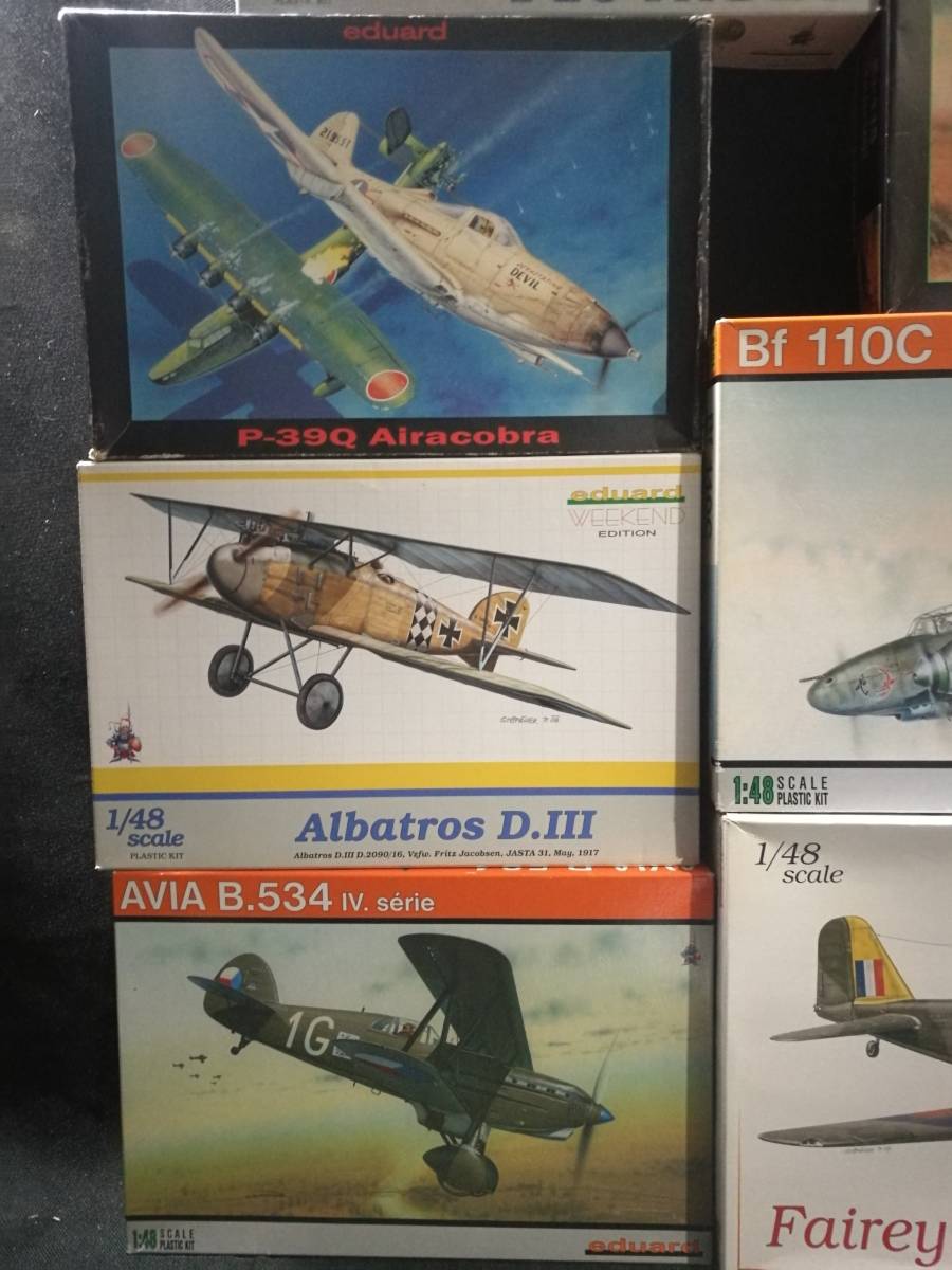 3FA110 eduard 1/48 飛行機 プラモ 7箱セット 未使用品