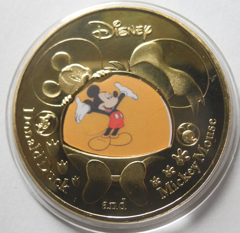 Paypayフリマ ディズニー コレクションコイン 記念メダル ミッキーマウス 24kp 1oz 1オンス 金貨 アメリカ ディズニーランド