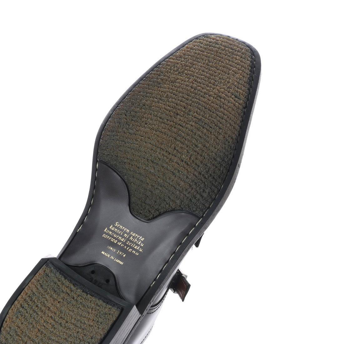 designo デジーノ 金谷製靴 KANEKA 日本製 本革 牛革 メンズ ビジネスシューズ 紳士靴 革靴 ダブルモンク 4E 5012 ブラック  黒 25.5cm