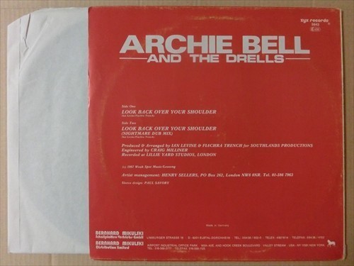 Archie Bell & Drells 87年Look Back Over Your Shoulder// Tighten Up風ディスコの画像2