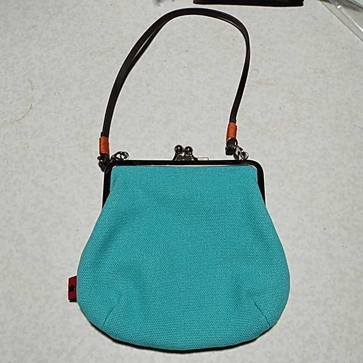 2,640 jpy ... small .AYANOKOJI leather himo attaching handbag bulrush . purse ( large ) canvas plain pouch 