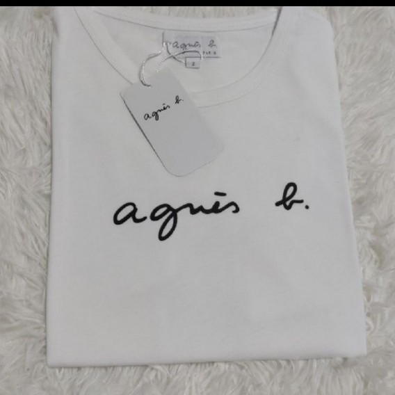 ふるさと割】 Agnes 白黒2枚 サイズ M レディース 長袖Tシャツ b T