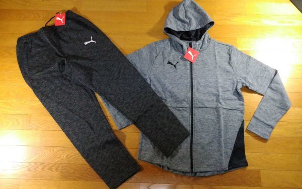 最新 Puma プーマ KAMO TEAMFINAL21 カジュアル ジャケット+スウェットパンツ SIZE:M 黒 グレー 送料510円~ 上下セット 上下セット 最新 Puma プーマ KAMO TEAMFINAL21 カジュアル ジャケット+スウェットパンツ SIZE:M 黒 グレー 送料510円~ 上下セット 上下セット