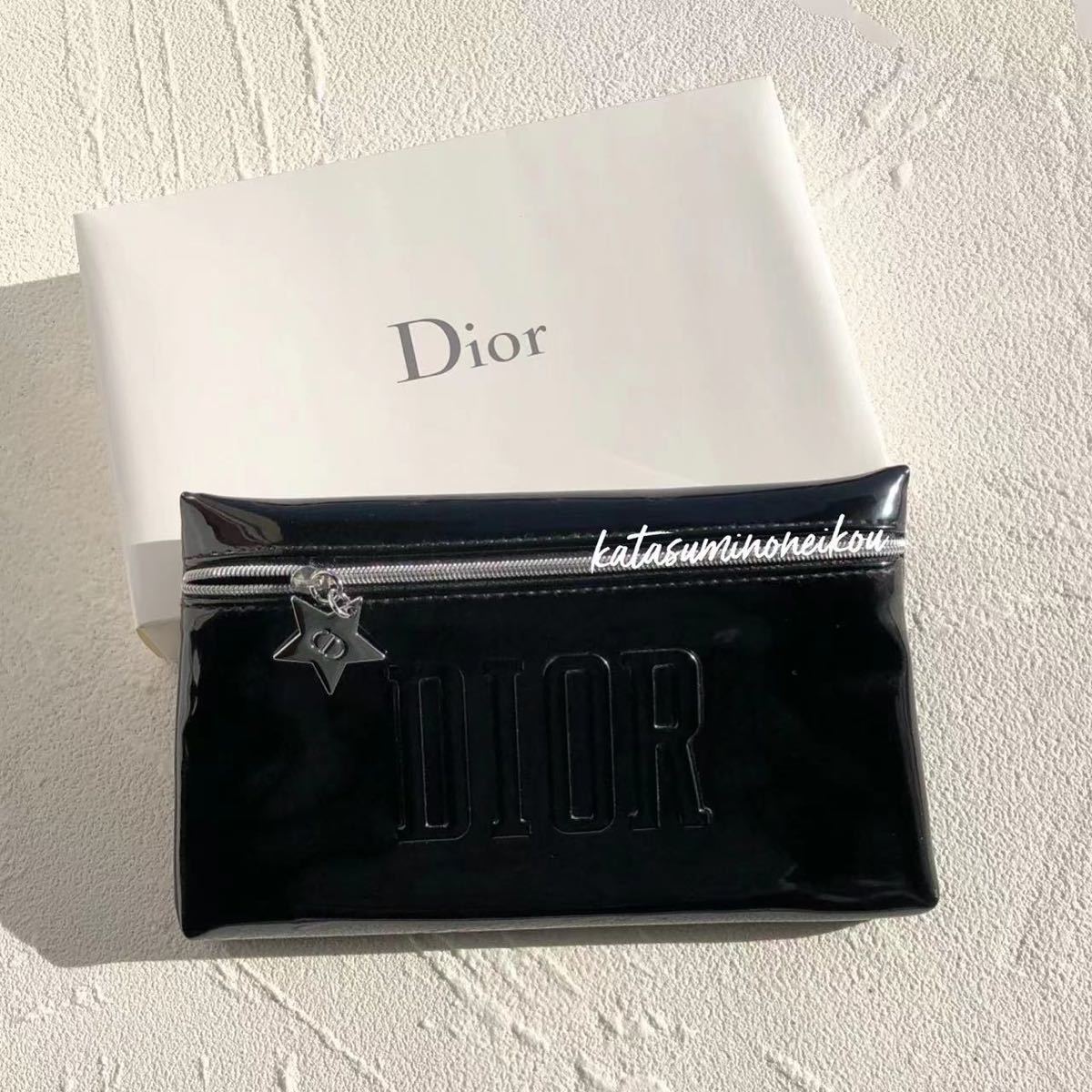 ディオール Dior ノベルティポーチ 化粧ポーチ ブラック 正規品
