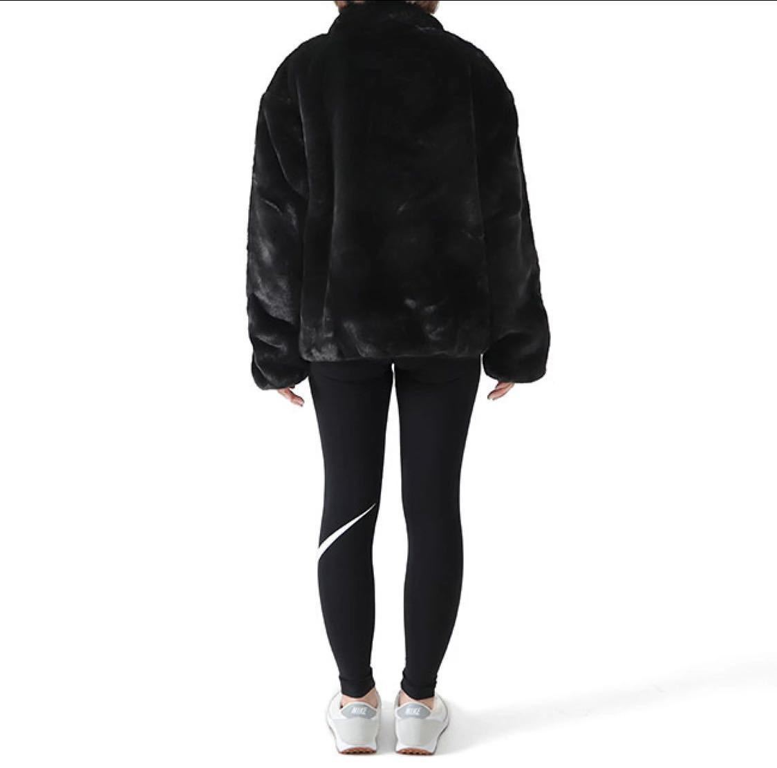 新品】サイズS NIKE/ナイキ Women's Faux Fur Jacket フェイクファー