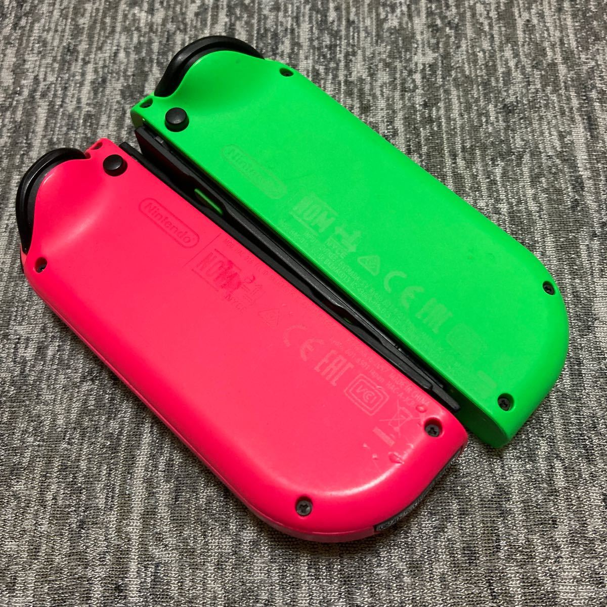 Nintendo Switch Joy-Con ネオングリーン　ネオンピンク