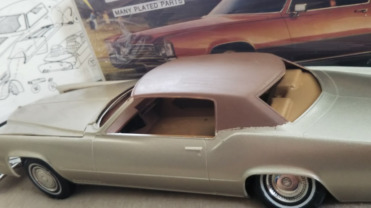 JO-HAN 1/25 キャデラック エルドラド プラモデル製作途中 JO-HAN 1/25 キャデラック エルドラド プラモデル製作途中