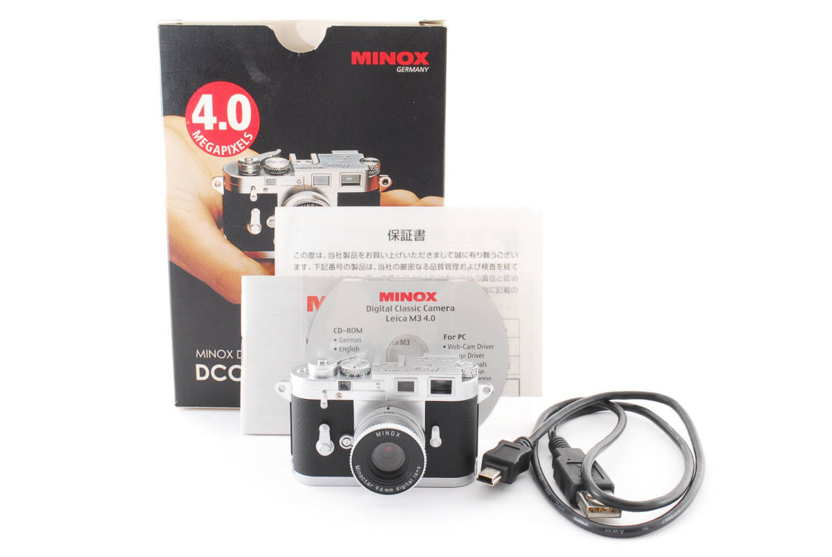 ☆超極上☆ MINOX ミノックス DCC Leica M3 (4.0) デジタルカメラ #5180