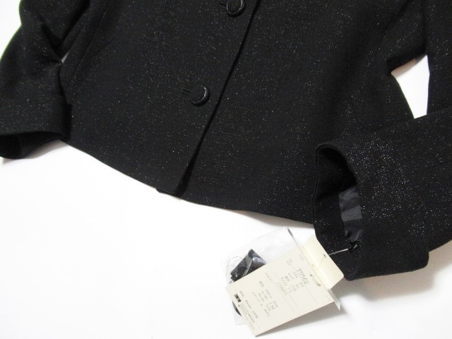 【新品】 PLATA プラタ ブラック フォーマル ジャケット / スカート セットアップ 13号 黒 ★同梱可_画像5