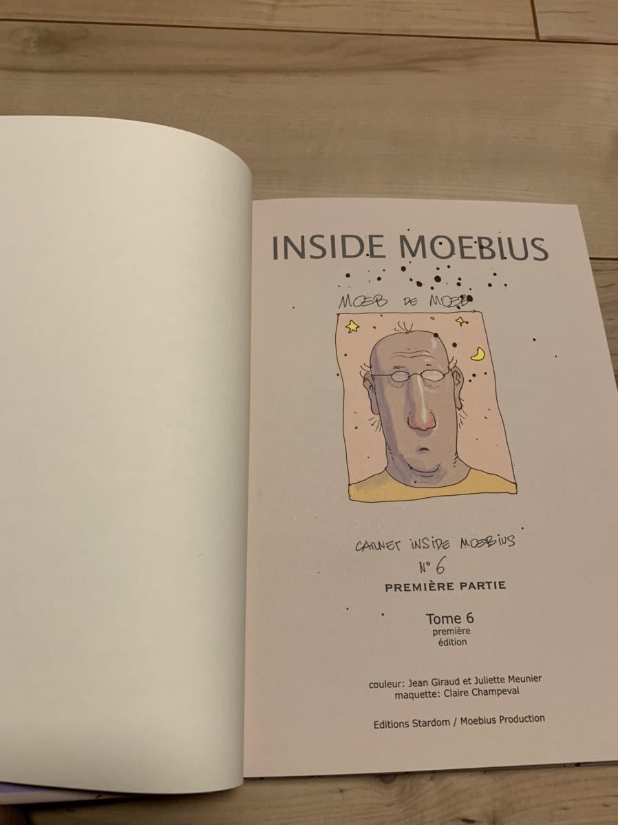  foreign book MOEBIUS *INSIDE MOEBIUS TOME6~2010 year ( French ) large .....ji low Terada .. Miyazaki .