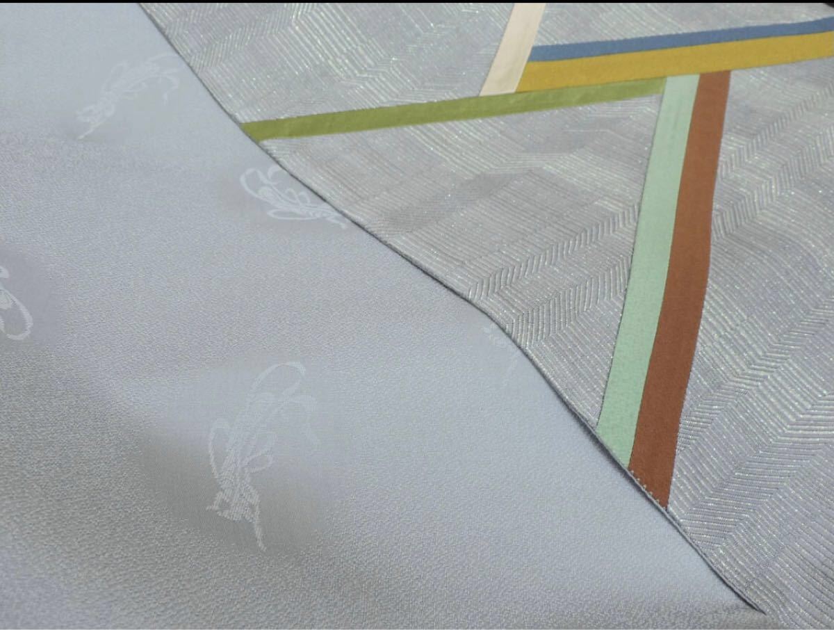 友禅作家 千地泰弘氏作品 落款有り 訪問着 袷 着物と帯のセット 友禅作家 千地泰弘氏作品 落款有り 訪問着 袷 着物と帯のセット