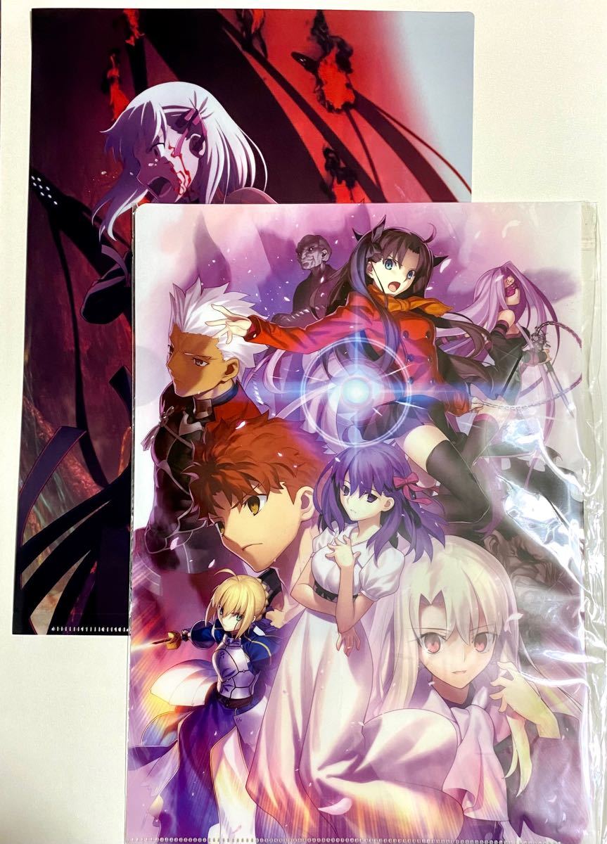 劇場版 Fate/stay night HF 前売り&入場特典クリアファイル 間桐桜 遠坂凛