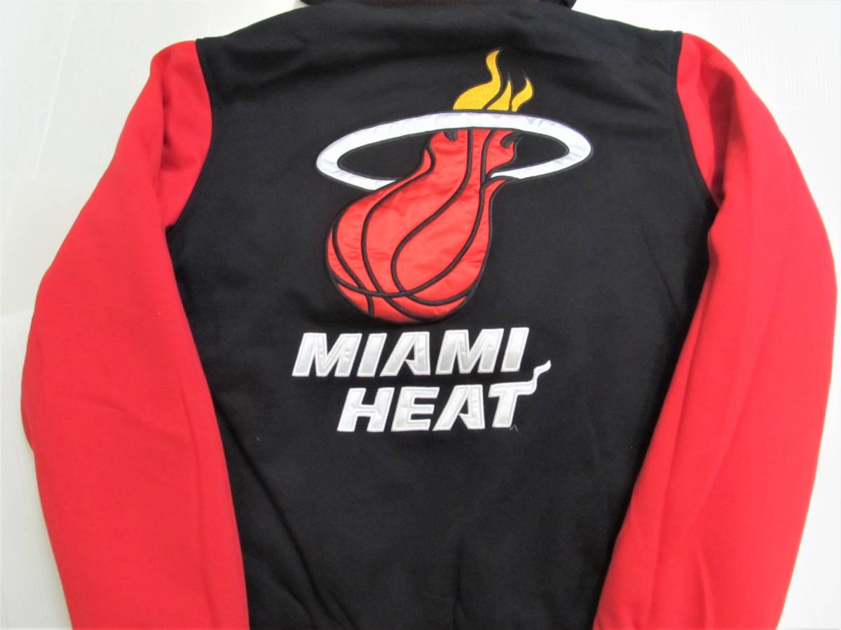 BE82)JH Design Miami Heatフード付きリバーシブルジャケット/NBA/マイアミ・ヒート/M/USサイズ_画像2